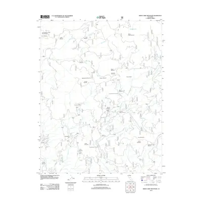 2012 Map of White Chief Mountain, 2012 Print