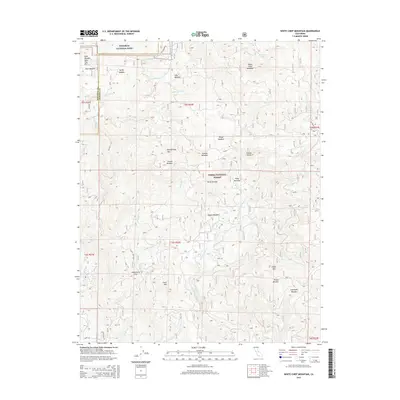 2015 Map of White Chief Mountain, 2015 Print