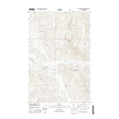 2014 Map of White Chuck Mountain, 2014 Print