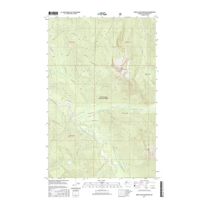 2017 Map of White Chuck Mountain, 2017 Print