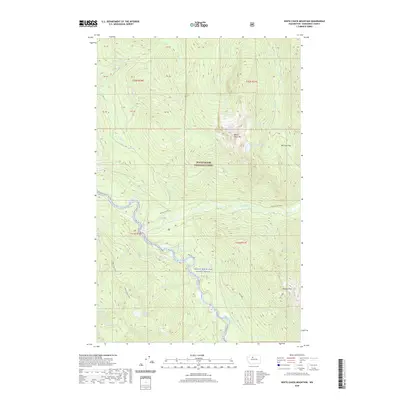 2020 Map of White Chuck Mountain, 2020 Print