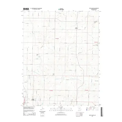 2015 Map of White Church, 2015 Print
