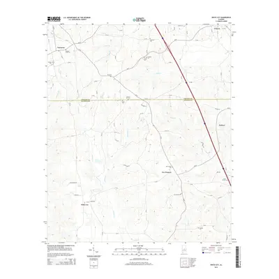 2014 Map of White City, 2014 Print