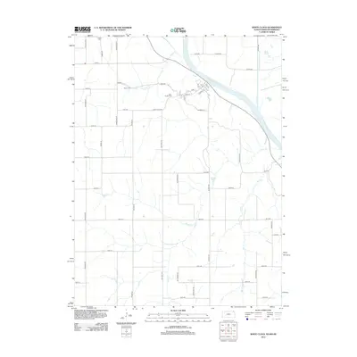 2012 Map of White Cloud, 2012 Print