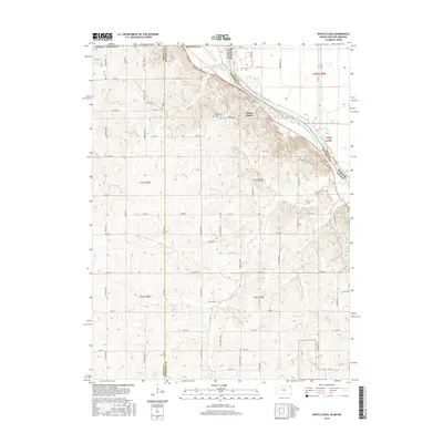 2016 Map of White Cloud, 2016 Print