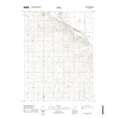2018 Map of White Cloud, 2018 Print