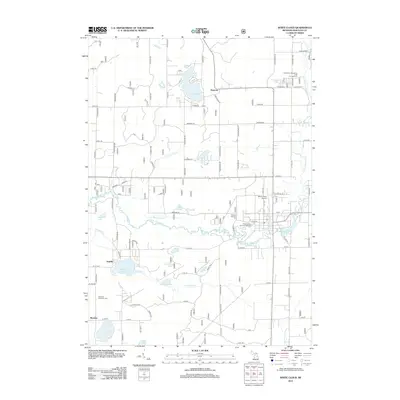 2012 Map of White Cloud, 2012 Print