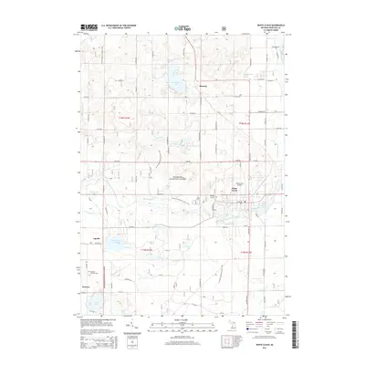 2014 Map of White Cloud, 2014 Print