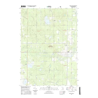 2017 Map of White Cloud, 2017 Print