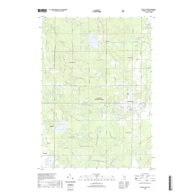 2019 Map of White Cloud, 2019 Print
