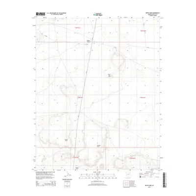2014 Map of White Cone, 2014 Print