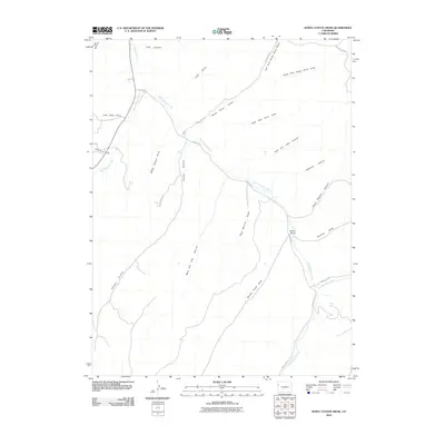 2010 Map of White Coyote Draw, 2010 Print