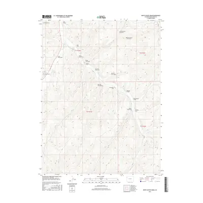2016 Map of White Coyote Draw, 2016 Print