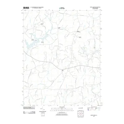 2010 Map of White Cross, 2010 Print