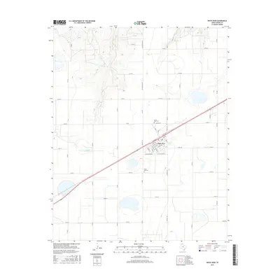 2016 Map of White Deer, 2016 Print