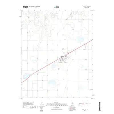 2019 Map of White Deer, 2019 Print