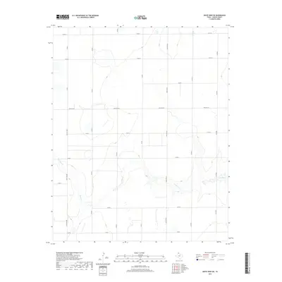 2019 Map of White Deer SW, 2019 Print