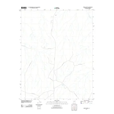 2011 Map of White Dome, 2011 Print