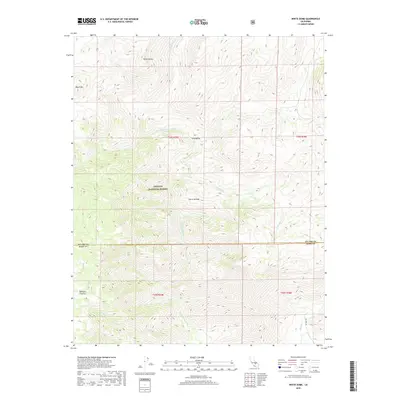 2018 Map of White Dome, 2018 Print