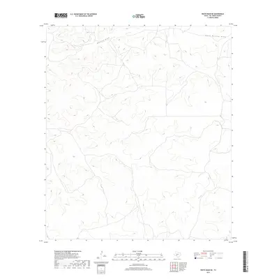 2019 Map of White Draw NE, 2019 Print