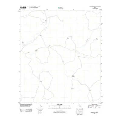 2010 Map of White Draw NW, 2010 Print