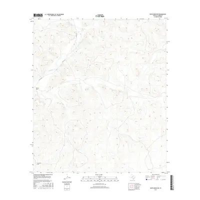 2016 Map of White Draw NW, 2016 Print