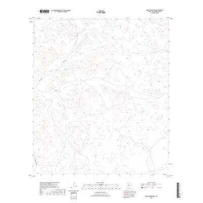 2019 Map of White Draw NW, 2019 Print