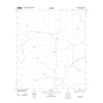 2012 Map of White Draw, 2012 Print