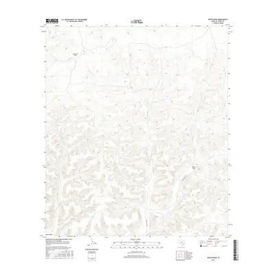 2016 Map of White Draw, 2016 Print