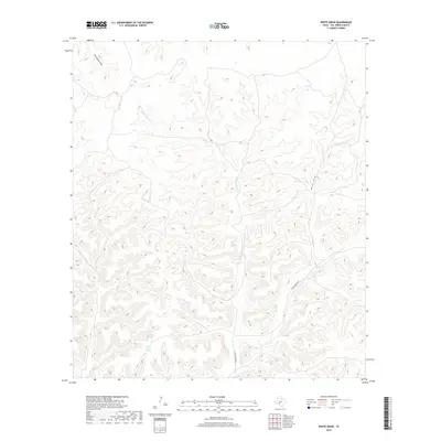 2019 Map of White Draw, 2019 Print