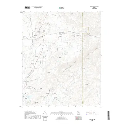 2020 Map of White East, 2020 Print