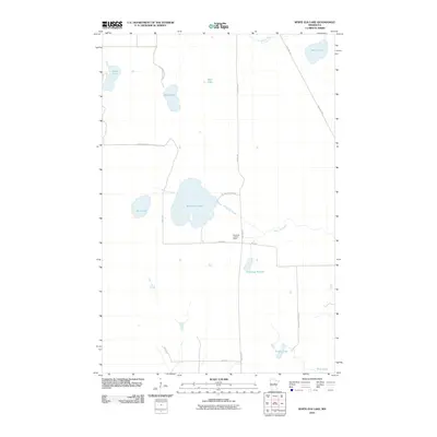 2010 Map of White Elk Lake, 2010 Print