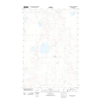 2013 Map of White Elk Lake, 2013 Print