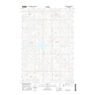2016 Map of White Elk Lake, 2016 Print