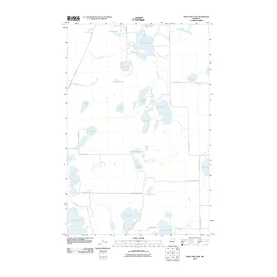 2010 Map of White Fish Lake, 2010 Print