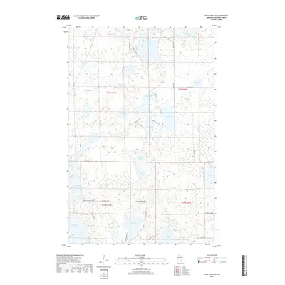2019 Map of White Fish Lake, 2019 Print