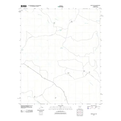 2010 Map of White Flat, 2010 Print