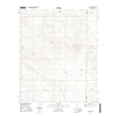 2017 Map of White Flat, 2017 Print