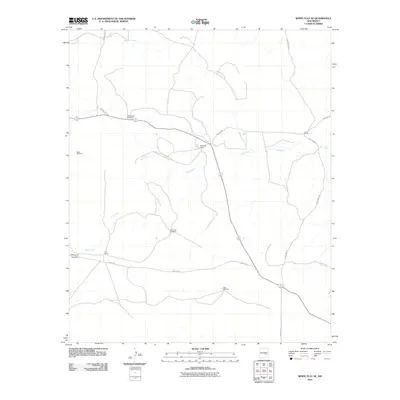 2010 Map of White Flat SE, 2010 Print