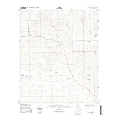 2013 Map of White Flat SE, 2013 Print