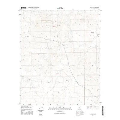 2017 Map of White Flat SE, 2017 Print