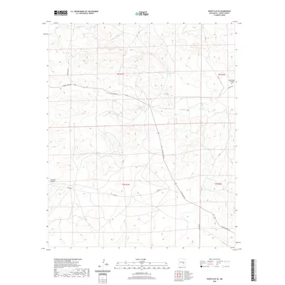 2020 Map of White Flat SE, 2020 Print