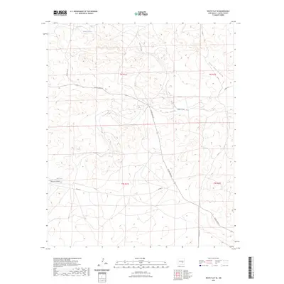 2023 Map of White Flat SE, 2023 Print