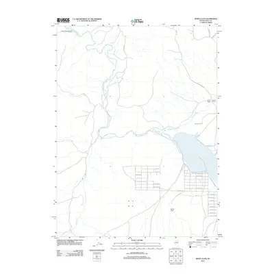 2012 Map of White Flats, 2012 Print