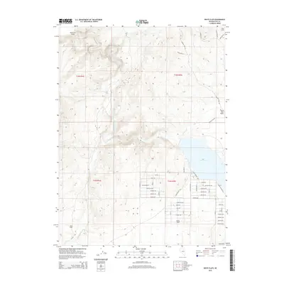 2014 Map of White Flats, 2014 Print