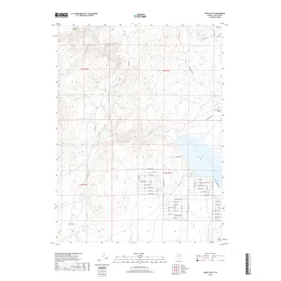 2018 Map of White Flats, 2018 Print