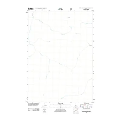 2011 Map of White Goat Mountain, 2011 Print