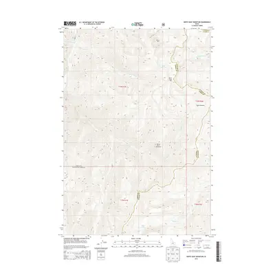 2013 Map of White Goat Mountain, 2013 Print