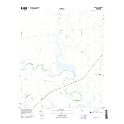 2014 Map of White Hall, 2014 Print
