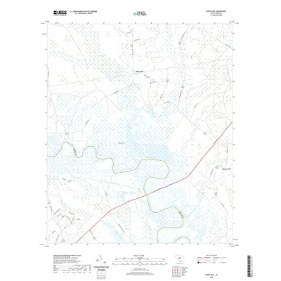 2020 Map of White Hall, 2020 Print